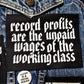 Femmearchist - Record Profits Sew On Patch