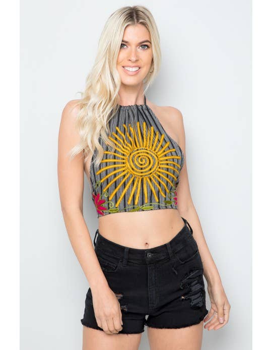 Kathmandu Imports - Halter Crop Top (KT-1289)
