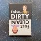 The Office Dirty/Clean Dishwasher Magnet  -Jim and Dwight