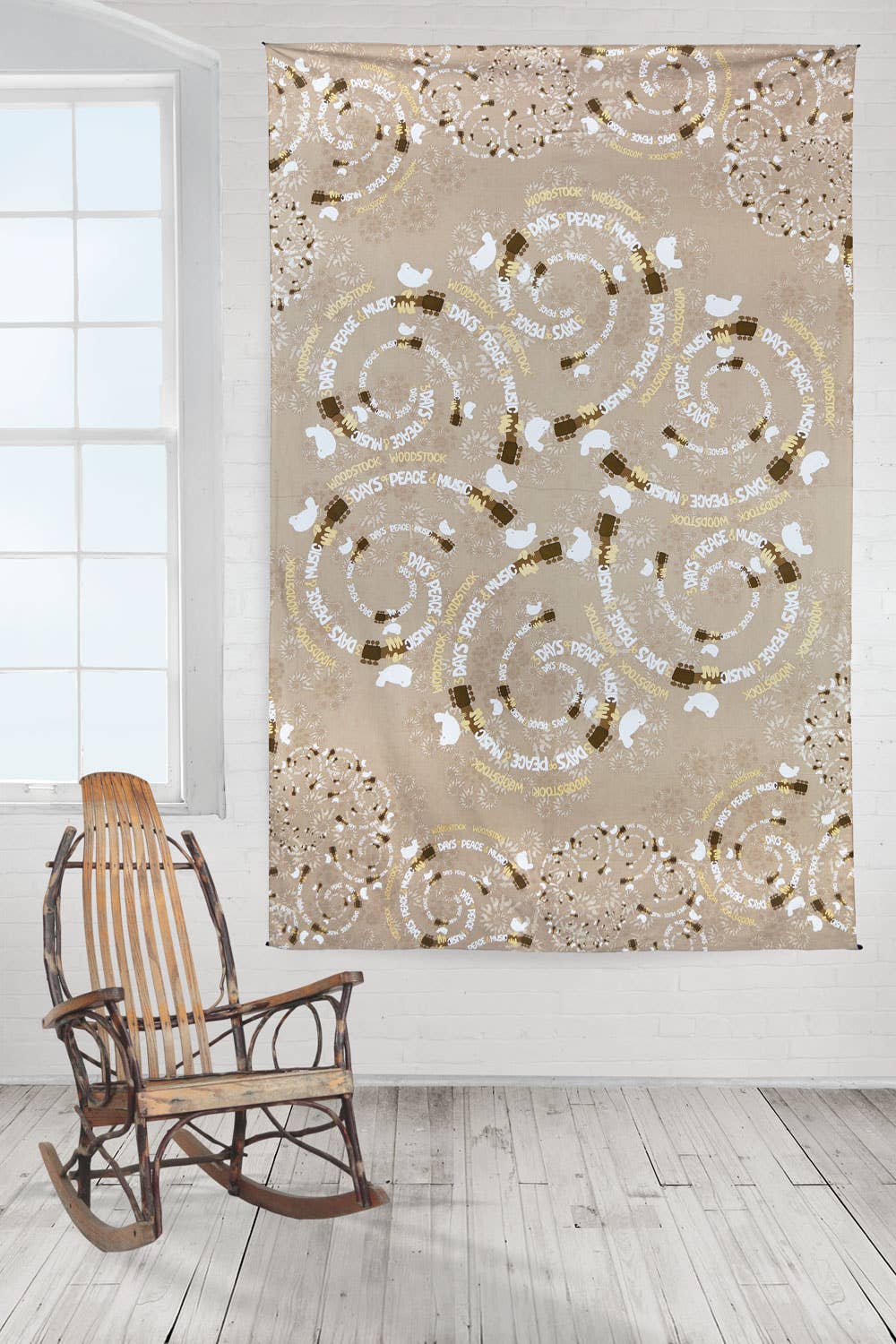 Sunshine Joy - Woodstock Tapestry Fractals 60x90"
