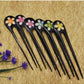 DK Hawaii - Plumeria Flower Wooden Hair Stick