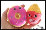 Fast Food Squishy Squeeze Stress Ball Soft Doh Filling 1PC