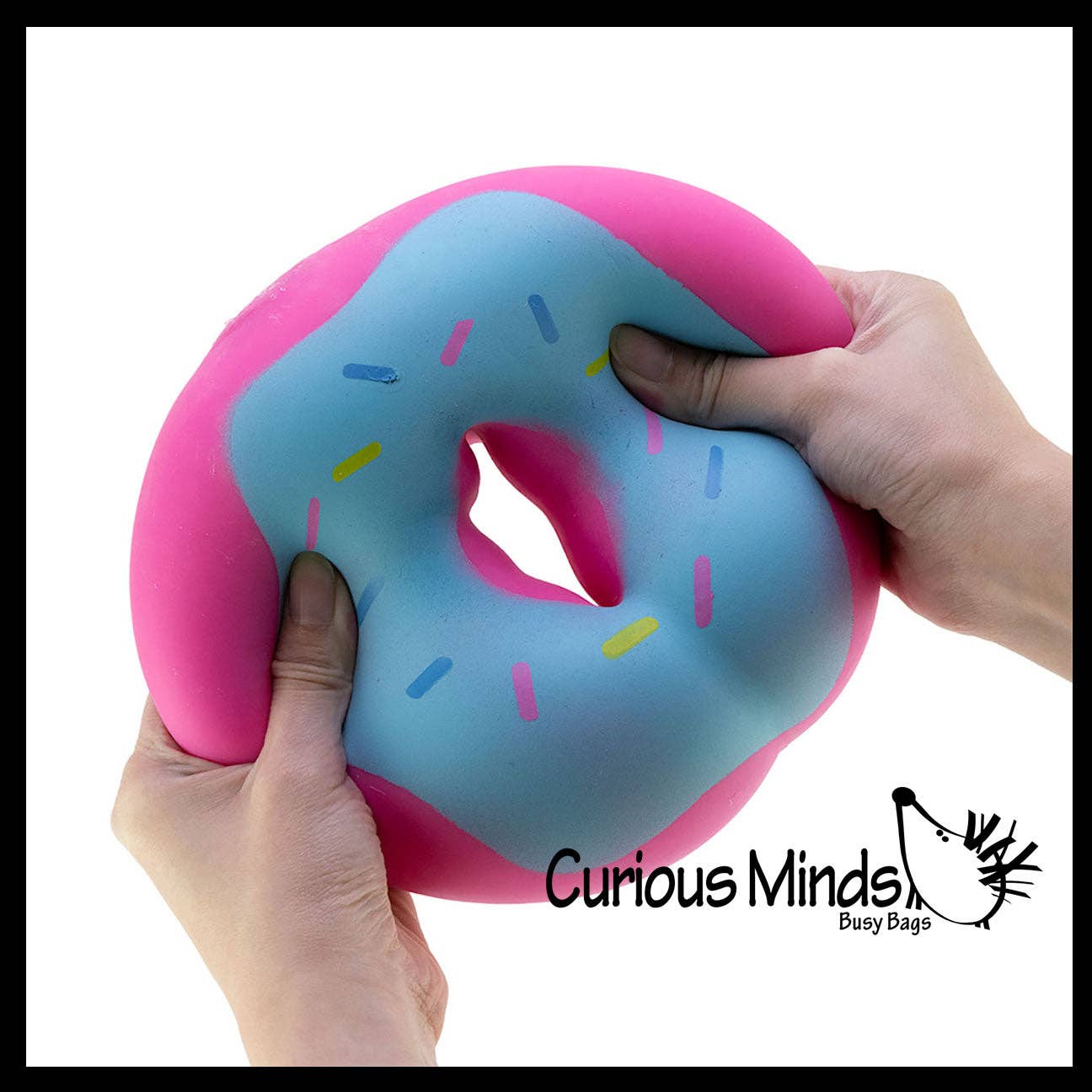 Jumbo Doh Filled Donut - Soft Stress Squishy Ball Doughnut 1 PC