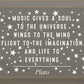 SAWDUST CITY - Music Gives A Soule To The Universe, Wings To The Mind…