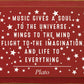 SAWDUST CITY - Music Gives A Soule To The Universe, Wings To The Mind…