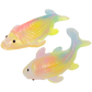 4.5" STICKY RAINBOW KOI FISH
