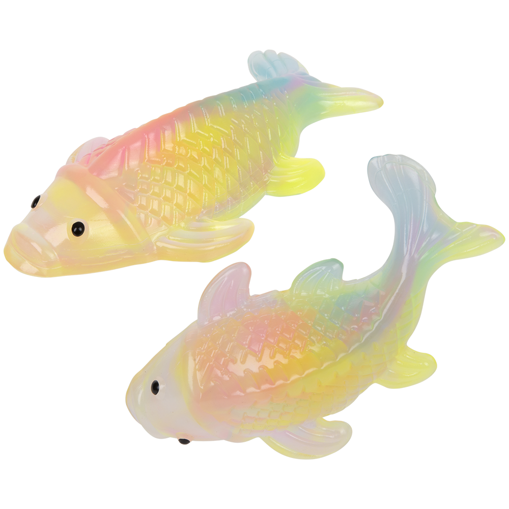 4.5" STICKY RAINBOW KOI FISH