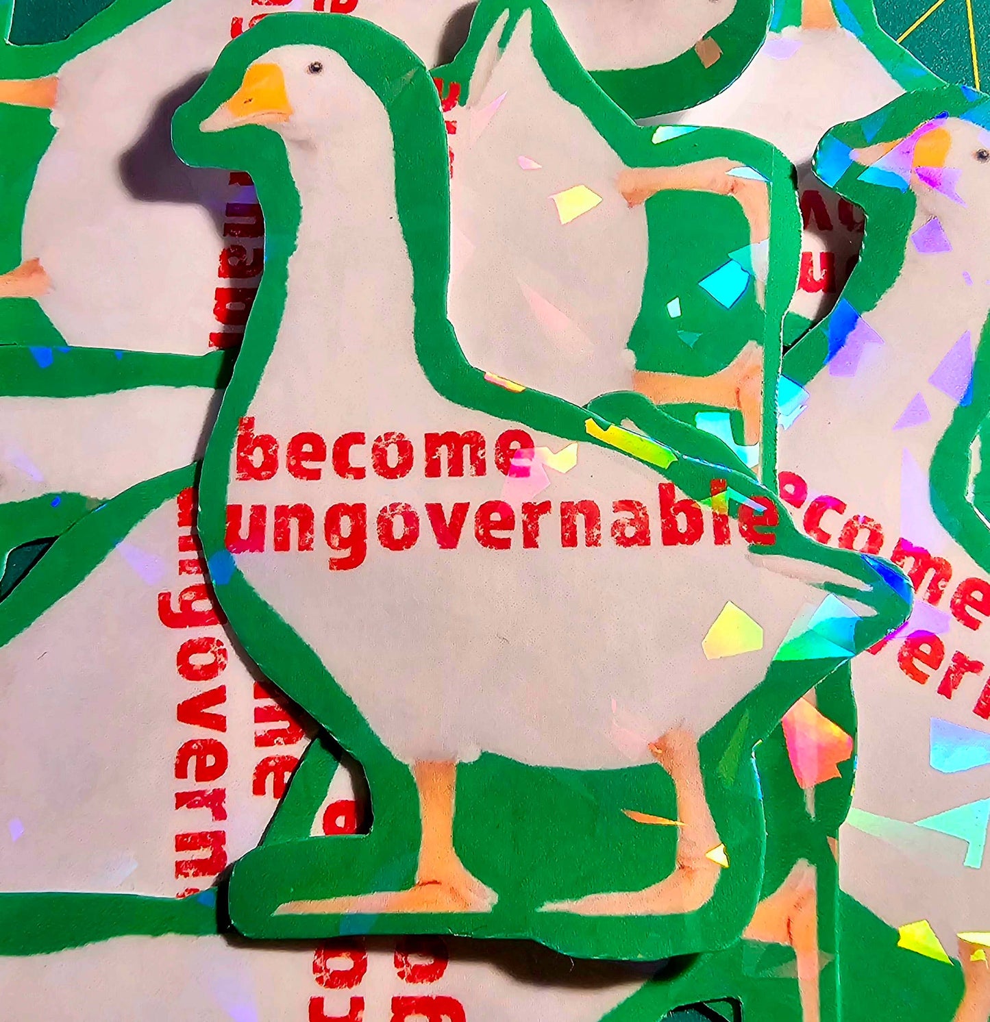Femmearchist - Become Ungovernable Goose Sticker