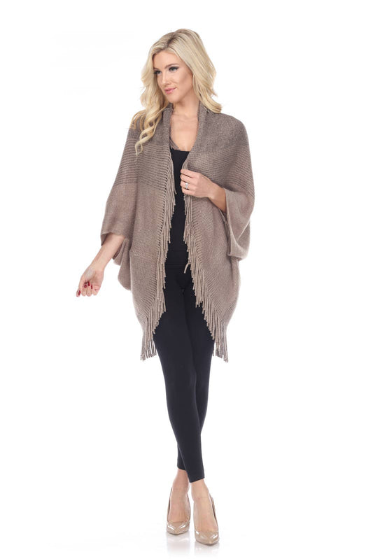 Rising International Inc - Fringe SLV Poncho (KY8014)