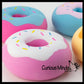 Jumbo Doh Filled Donut - Soft Stress Squishy Ball Doughnut 1 PC