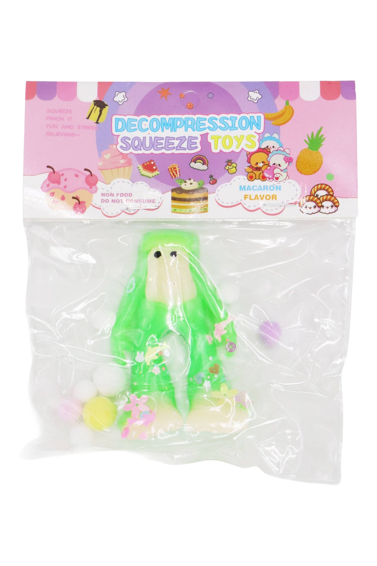 Italian Brain Rot Memes Mochi Pom Pom Squishy Bag - 1 PC