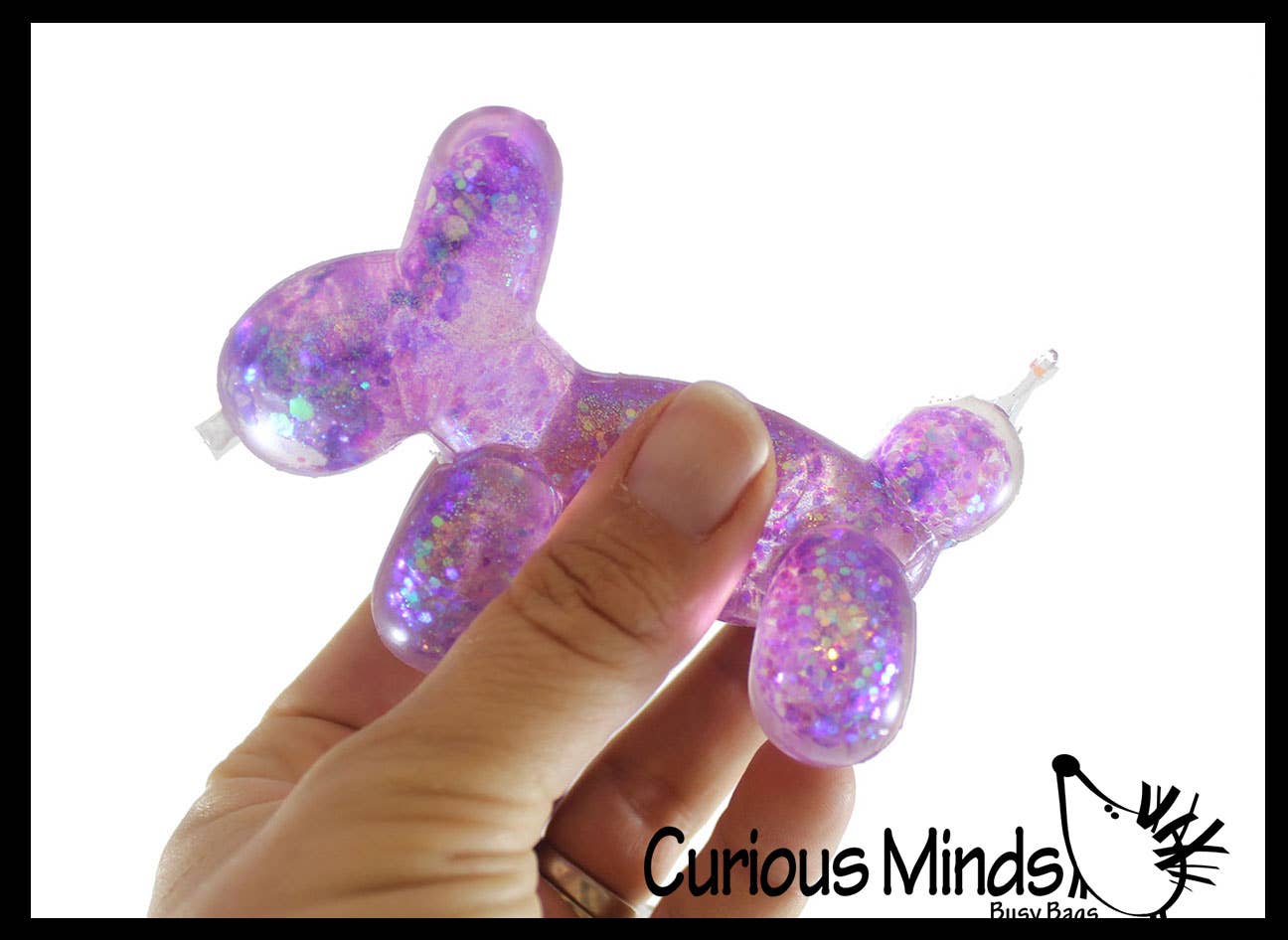 Curious Minds Toys - 1 Sugar Balloon Dog Ball - Thick Glue/Gel Syrup Molasses Str