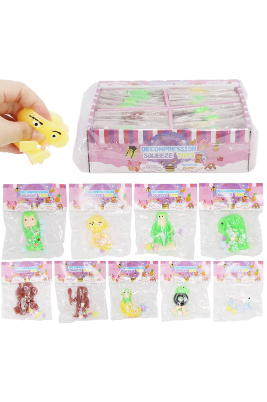 Italian Brain Rot Memes Mochi Pom Pom Squishy Bag - 1 PC