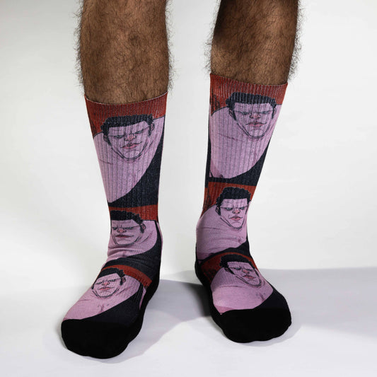 Men's Andre the Giant Illustration Socks