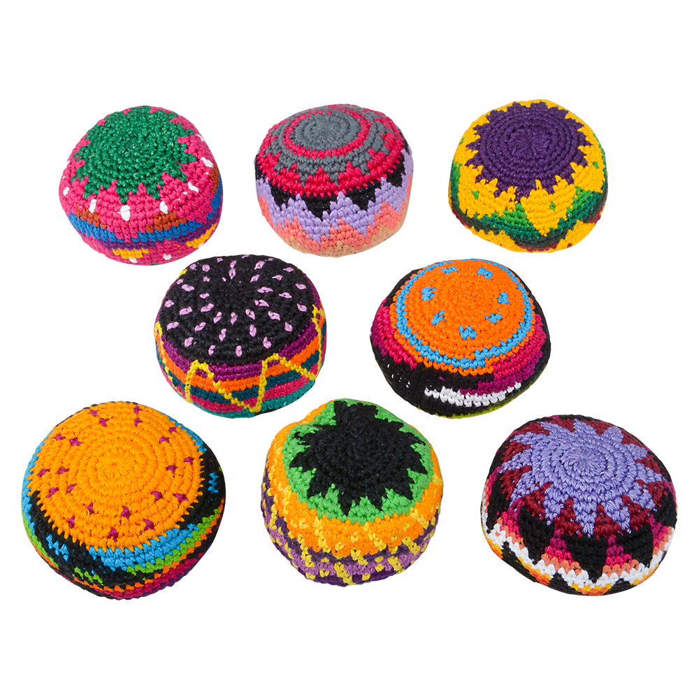 2" GUATEMALAN KICK BAG Hacky Sack 1PC