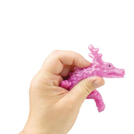 METALLIC MOCHI DRAGON SQUISHY TOY 1PC