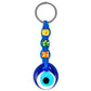 Umays Boho - Evil Eye Keychain, Handmade Macrame Keychain, Boho Keychain