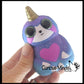 Small Mystical Animal with Horn and Wings Slow Rise Squishy -1Pc