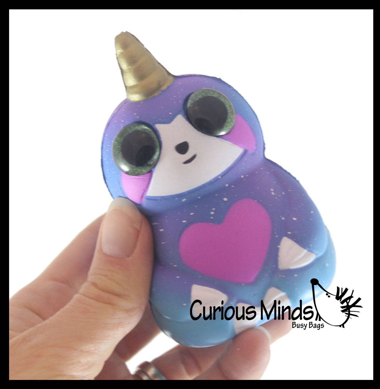 Small Mystical Animal with Horn and Wings Slow Rise Squishy -1Pc