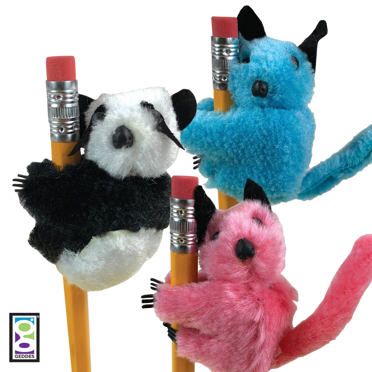 CLIP-ON CRITTER PLUSH ANIMAL CLIP TOY  1PC