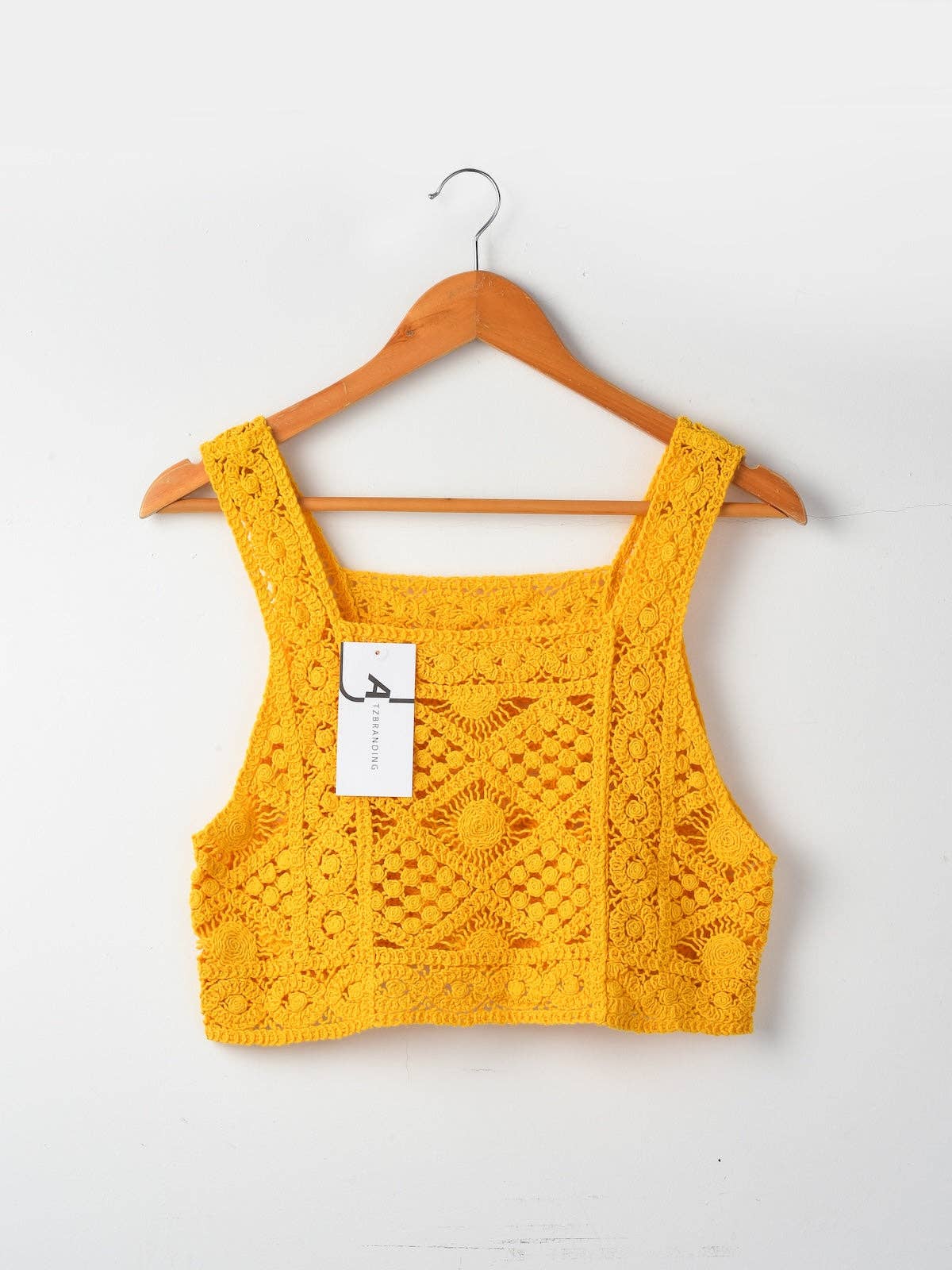 Funkyrel® Atzbranding Limited - Crosa - Vintage Crochet Camisole Tank Top
