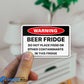 Beer Fridge Sticker