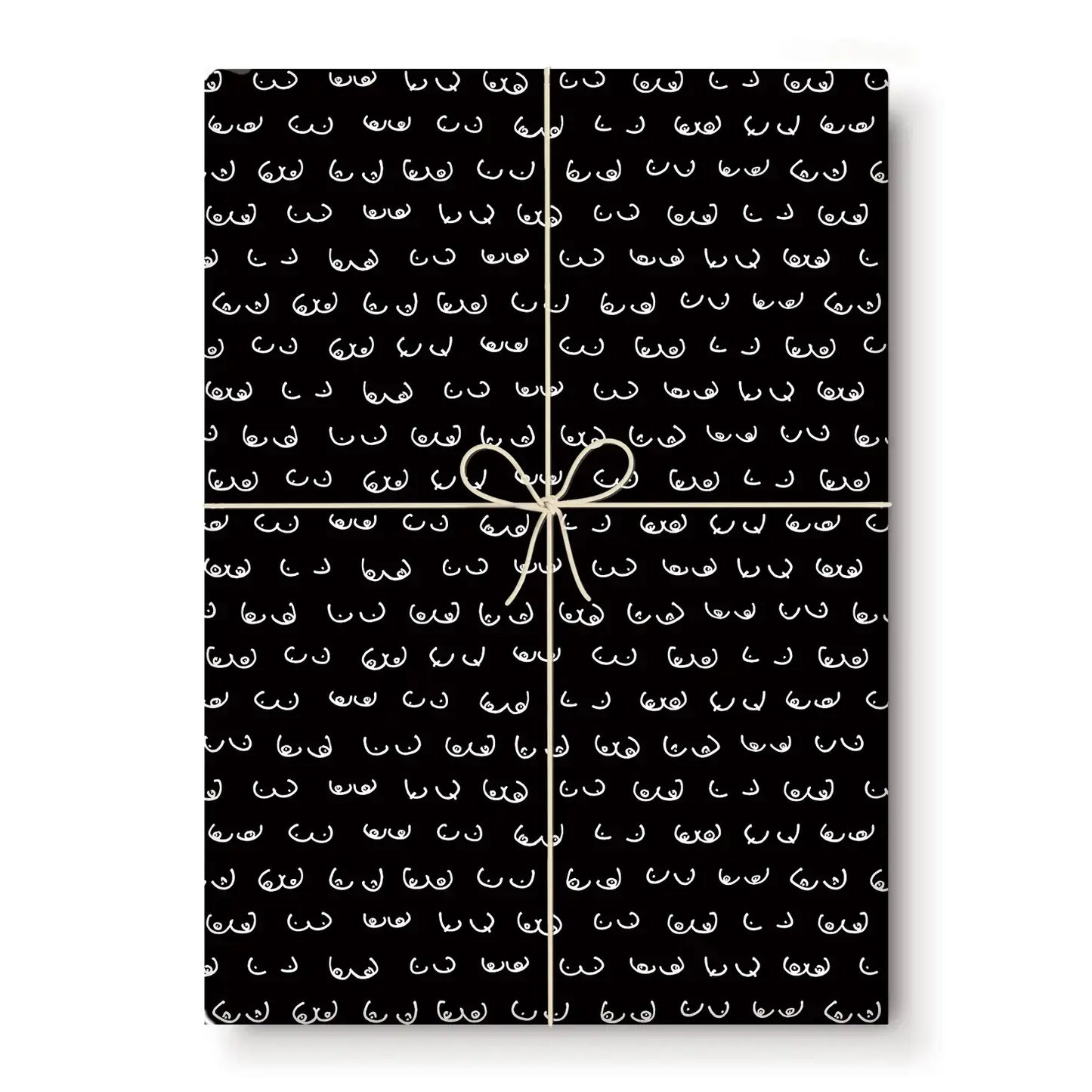 Boob Gift Wrapping Paper (Roll of 3 Sheets)