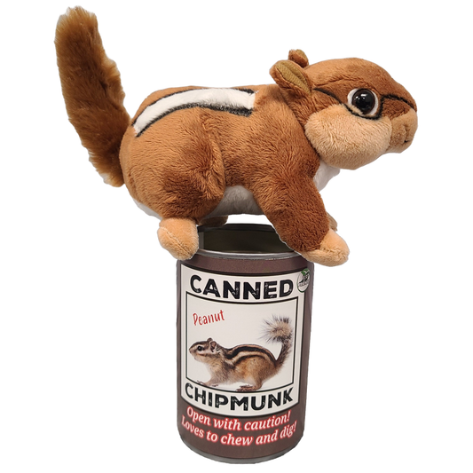 Canned Chipmunk | Stuffed Animal Plush | Funny Jokes