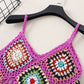 Funkyrel® Atzbranding Limited - Crosa - Bohemian Crochet Camisole Tank Top
