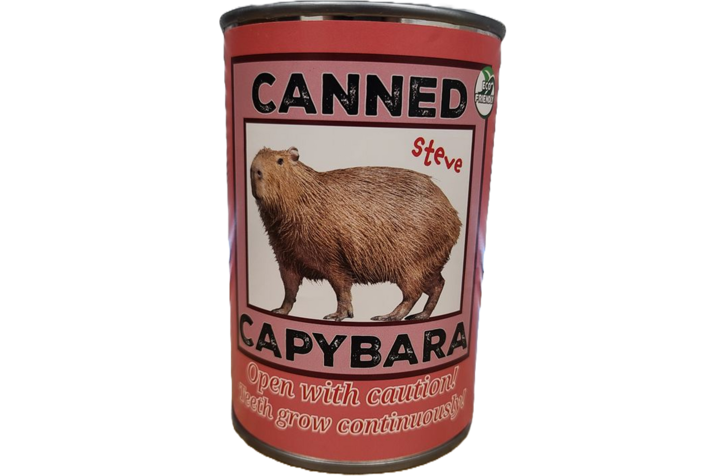 Steve the Canned Capybara | Stuffed Animal Plush w/Jokes