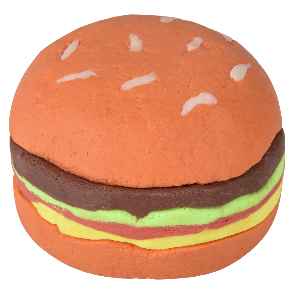 3.2" CHEESEBURGER CLAY SLIME 1PC