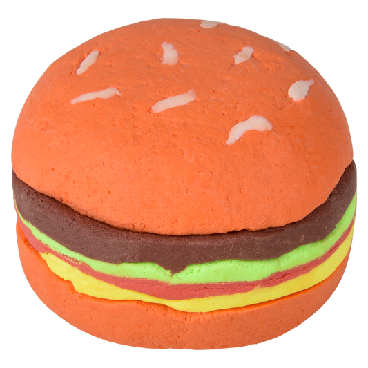 3.2" CHEESEBURGER CLAY SLIME 1PC