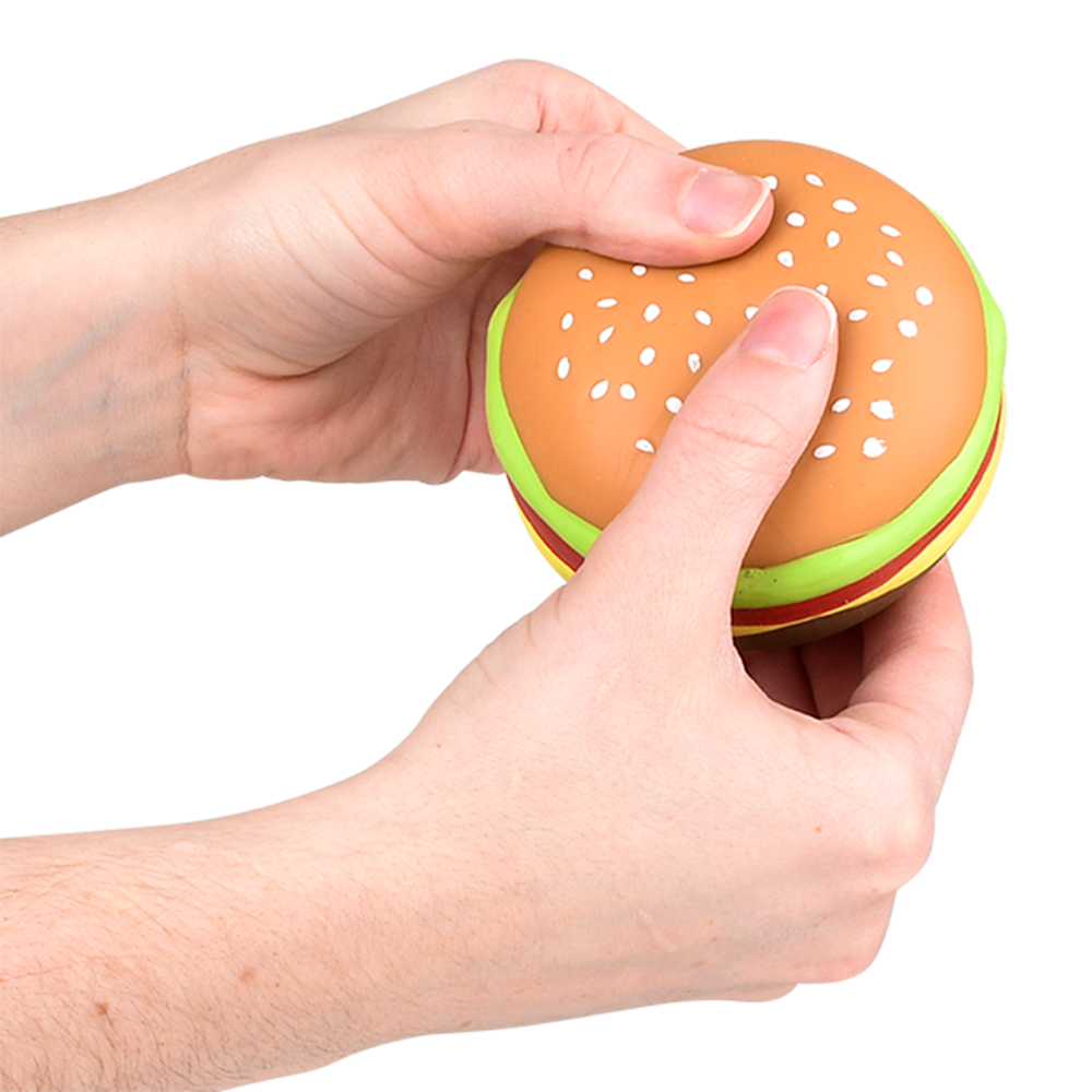 3.25" SQUISH AND STRETCH HAMBURGER 1PC