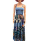 Rising International Inc - Floral Patch 8 Tier Bobin  Two in one Skirt  Dress MB41