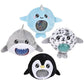 3" Sealife Squeezy Bead plush Toy 1PC