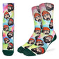 Good Luck Sock - Men's Tie-Dye Cheech & Chong Socks [CLEARANCE]