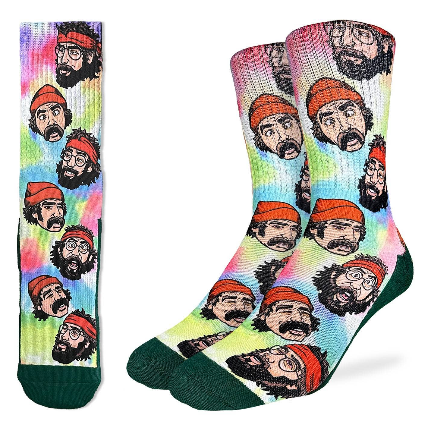 Good Luck Sock - Men's Tie-Dye Cheech & Chong Socks [CLEARANCE]