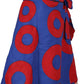 Sunshine Joy - Short Wrap Skirt With Zip Pocket Donuts