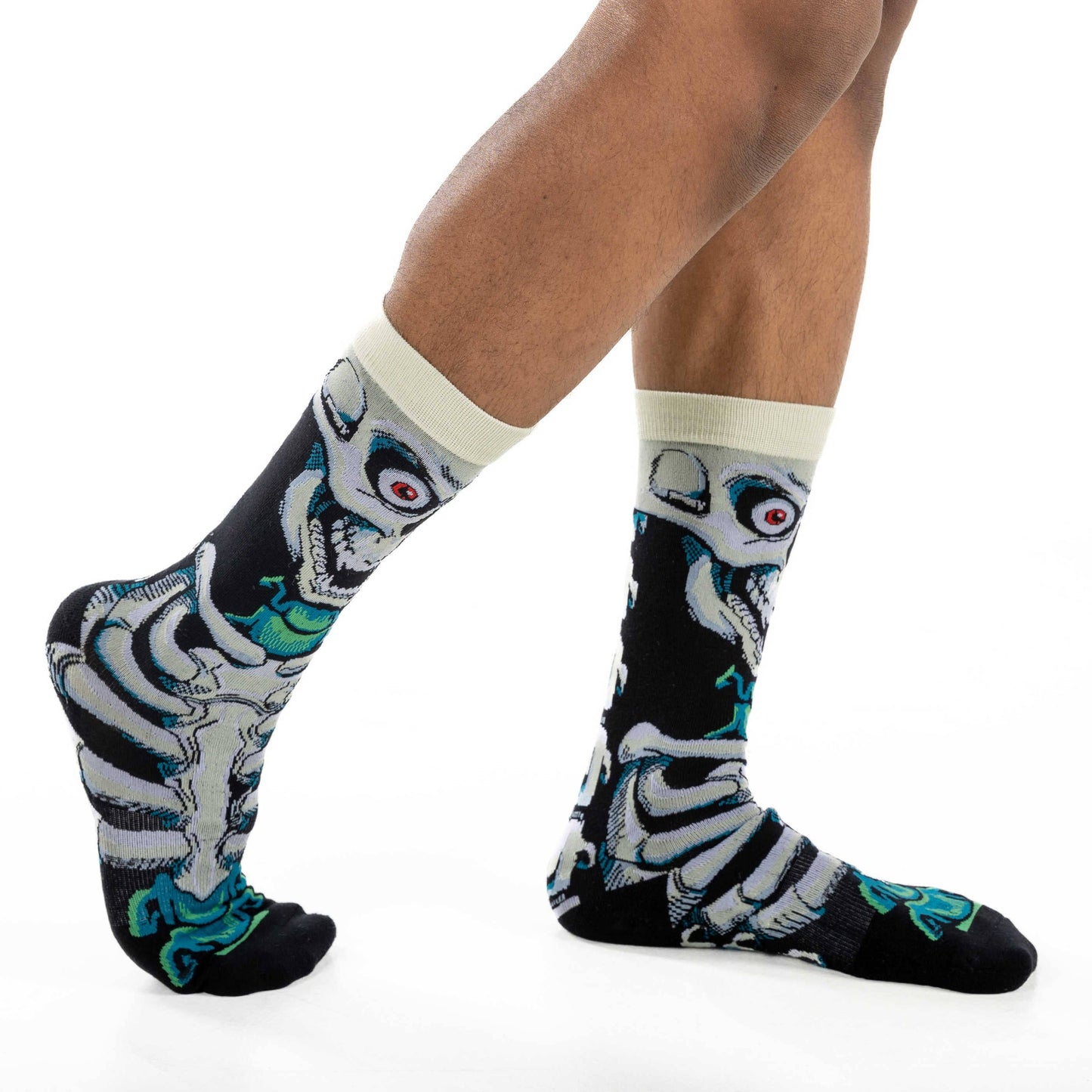 Good Luck Sock - Men's Halloween, Evil Skeleton Socks