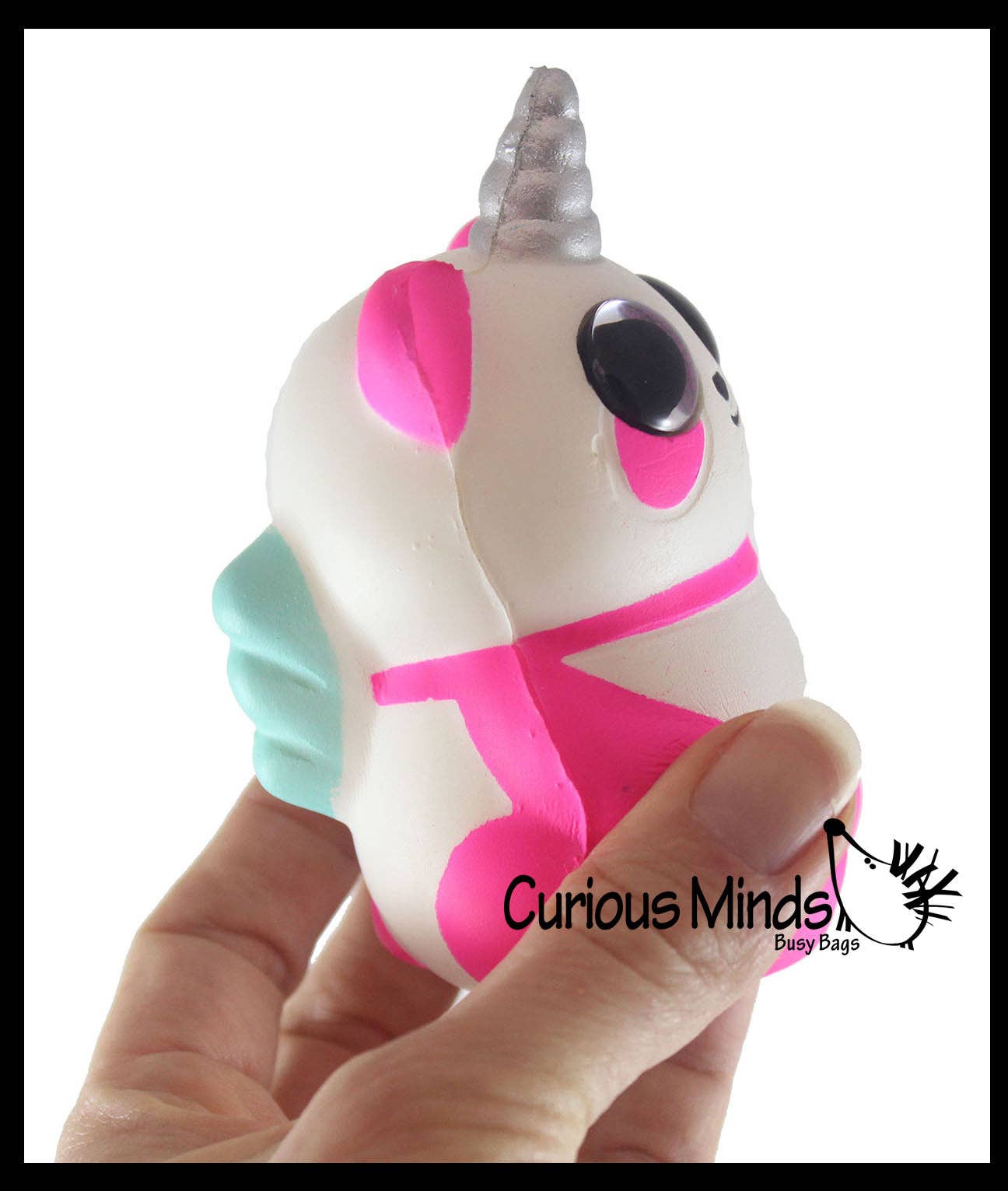 Small Mystical Animal with Horn and Wings Slow Rise Squishy -1Pc