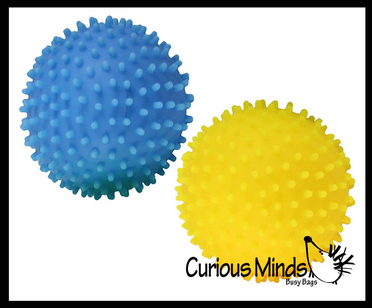Spiky Bumpy Soft Doh Filled 1.7" Stress Ball Squishy 1PC