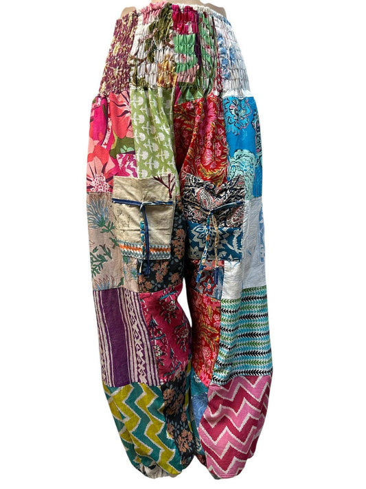 Rising International Inc - Multi Color Patchwork Festival Pant MB26