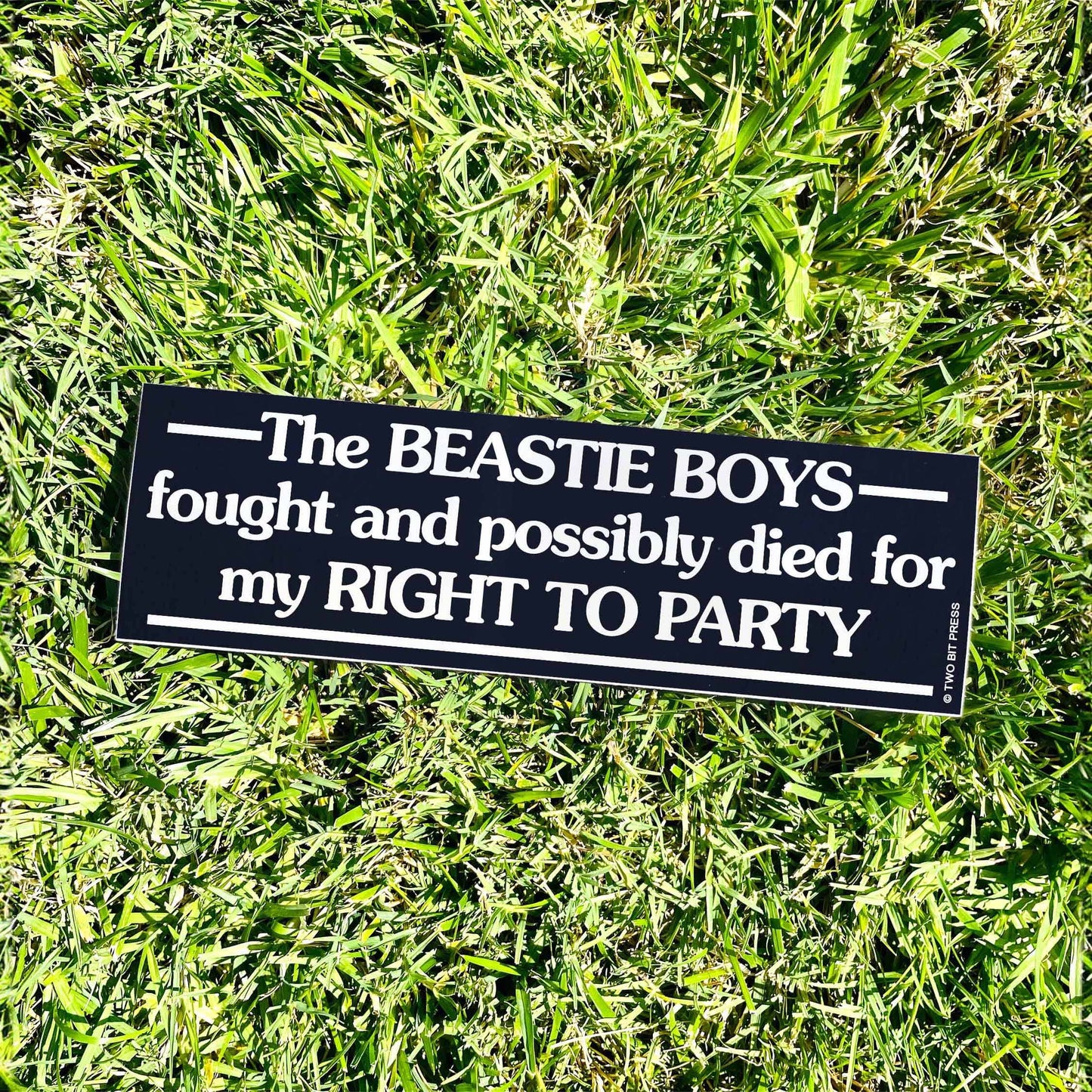 Right to Party Bumper Sticker