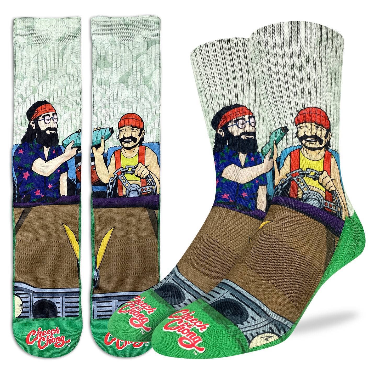 Good Luck Sock - Men's Cheech & Chong Pass the Blunt Socks [CLEARANCE]