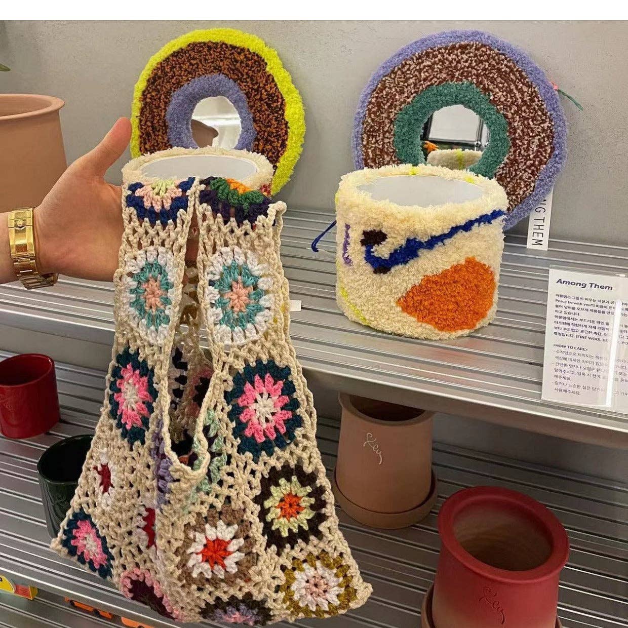 Funkyrel® Atzbranding Limited - Cosbai - Bohemian Vintage Crochet Bag