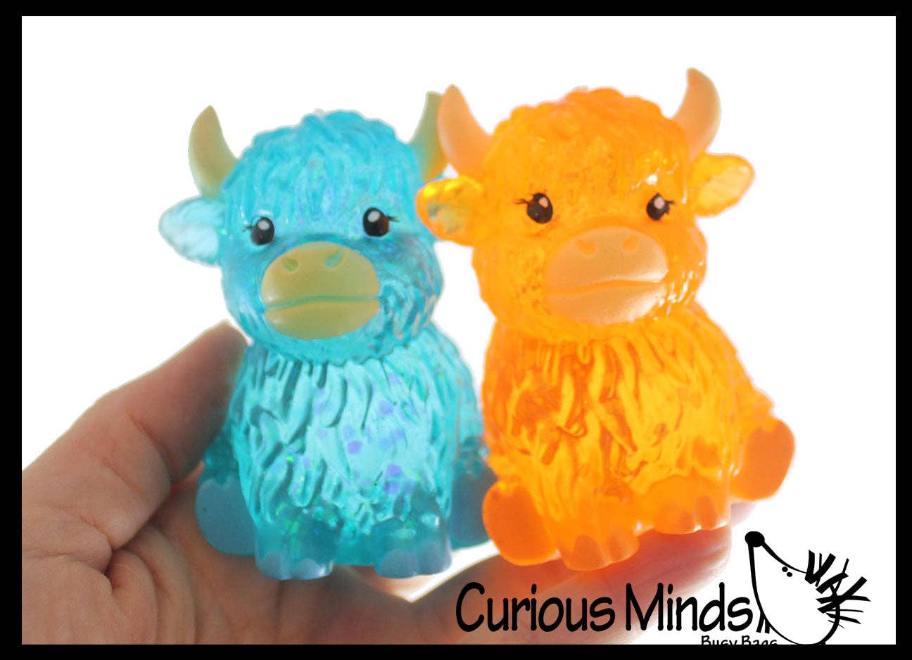 Highland Cow Shaped Ball - Fidget Stress Toy