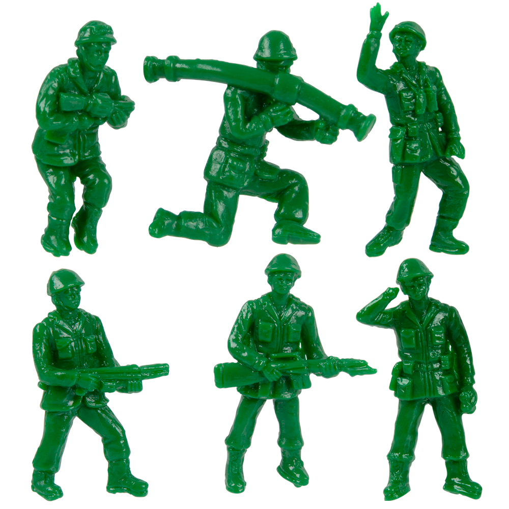 MINI STRETCH-STICKY SOLDIERS = 1 Pack