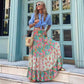 Ekartini - Summer Women's Printed Maxi Skirt Casual Beach Loose Wide Swing