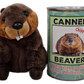 Chipper the Canned Beaver | Stuffed Animal Plush w/Jokes