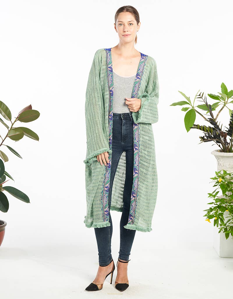 Kathmandu Imports - COTTON KIMONO (KT-1518)